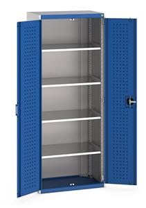 Bott Perfo Door Cupboard 800Wx525Dx2000mmH - 3 Shelves Cupboards with Shelves 17/40012084.11 Bott Perfo Door Cupboard 800Wx525Dx2000mmH 3 Shelves.jpg